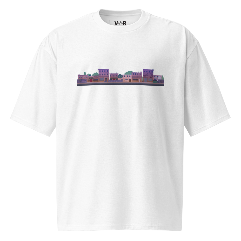 Oversized Heavyweight T-shirt VMR Skater Buildings